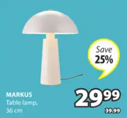 JYSK MARKUS Table lamp offer