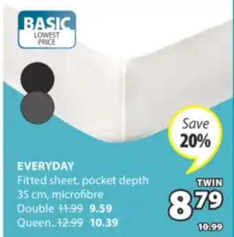 JYSK EVERYDAY Fitted sheet offer