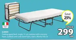 JYSK ILSKOV Folding guest bed offer