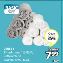 JYSK JERSEY Fitted sheet offer
