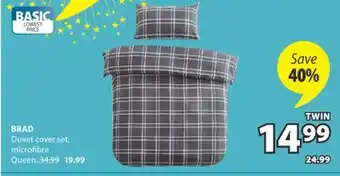 JYSK BRAD Duvet cover set offer