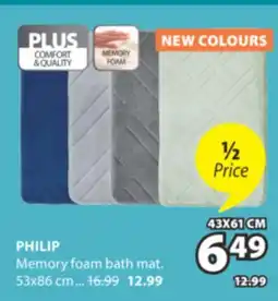 JYSK PHILIP Memory foam bath mat offer