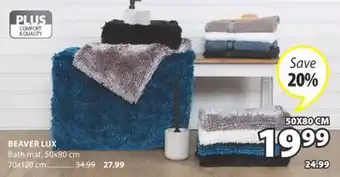 JYSK BEAVER LUX Bath mat offer