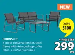 JYSK HORNSLET 4 - piece conversation set offer