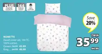 JYSK NONETTE Duvet cover set offer