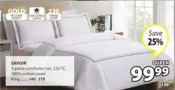 JYSK SAVOIR 3-piece comforter set offer