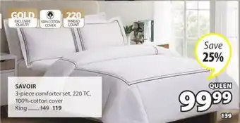 JYSK SAVOIR 3-piece comforter set offer