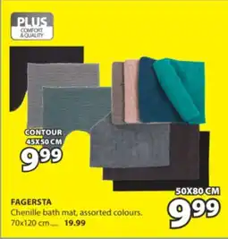 JYSK FAGERSTA Chenille bath mat offer