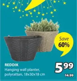 JYSK REDDIK Hanging wall planter offer
