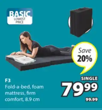 JYSK F3 Fold-a-bed offer