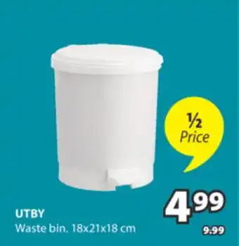 JYSK UTBY Waste bin offer