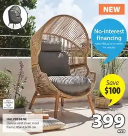 JYSK HALVREBENE Deluxe nest chair, frame offer