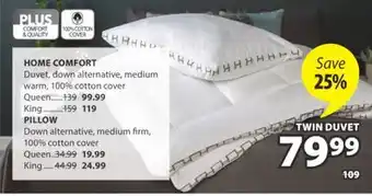 JYSK HOME COMFORT Duvet offer