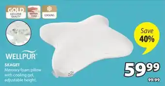 JYSK SKAGET Memory foam pillow offer