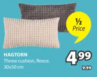 JYSK HAGTORN Throw cushion offer