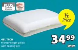 JYSK GEL TECH Memory foam pillow offer