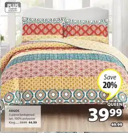 JYSK ARGOS 3-piece bedspread set offer