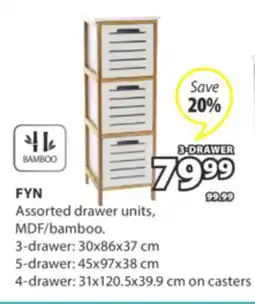 JYSK FYN Assorted drawer units offer