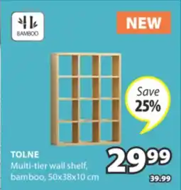 JYSK TOLNE Multi-tier wall shelf offer