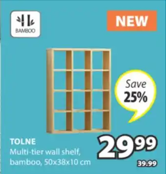 JYSK TOLNE Multi-tier wall shelf offer