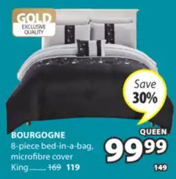 JYSK BOURGOGNE 8-piece bed-in-a-bag offer