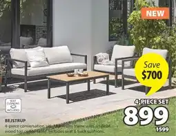 JYSK BEJSTRUP 4 piece conversation set offer