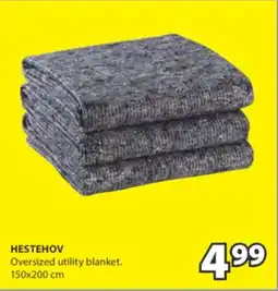 JYSK HESTEHOV Oversized utility blanket offer