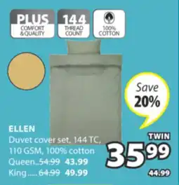 JYSK ELLEN Duvet cover set offer
