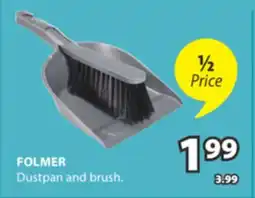 JYSK FOLMER Dustpan and brush offer