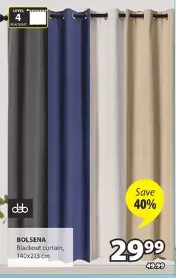 JYSK BOLSENA Blackout curtain offer