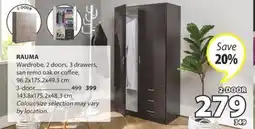 JYSK RAUMA Wardrobe offer