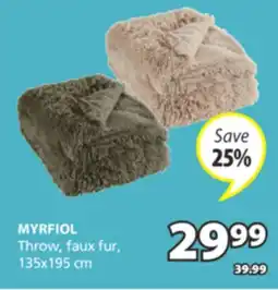 JYSK MYRFIOL Throw offer