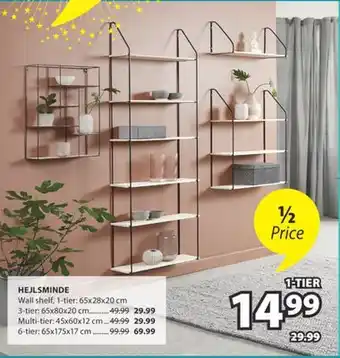 JYSK HEJLSMINDE Wall shelf offer