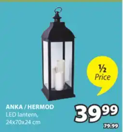JYSK ANKA/HERMOD LED lantern offer