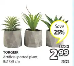 JYSK TORGEIR Artificial potted plant offer