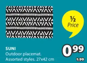 JYSK SUNI Outdoor placemat offer