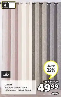 JYSK DARBY Blackout curtain panel offer