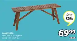 JYSK GANGESBRO Patio bench offer