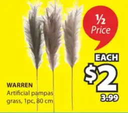 JYSK WARREN Artificial pampas grass offer