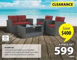 JYSK HAMBURG 4-piece conversation set offer