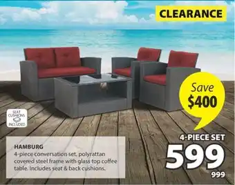 JYSK HAMBURG 4-piece conversation set offer