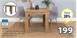 JYSK VEDDE Dining table offer