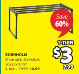 JYSK BORNHOLM Shoe rack offer