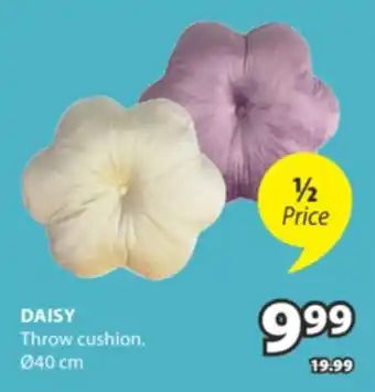 JYSK DAISY Throw cushion offer