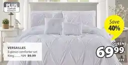 JYSK VERSAILLES 5-piece comforter set offer