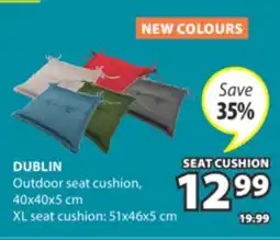 JYSK DUBLIN Outdoor seat cushion offer