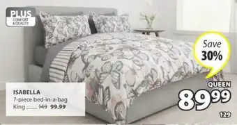 JYSK ISABELLA 7-piece bed-in-a-bag offer