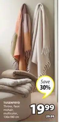 JYSK TUSENFRYD Throw offer