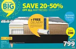 JYSK SCANDI OAK Spring mattress offer