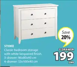 JYSK STOKE Classic bedroom storage offer
